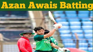 Azan Awais Batting | Pakistan u19 batsman Azan Awais batting | Pakistan U19 Batting