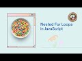 Nested For Loops in JavaScript