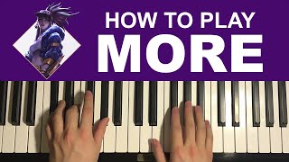 K/DA - MORE (Piano Tutorial Lesson)