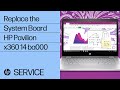 Replace the System Board | HP Pavilion x360 14 ba000 | HP