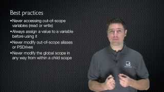 Windows PowerShell Fundamentals Chapter 13 - Scope