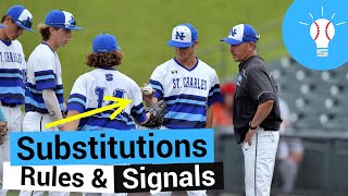Handling Substitutions in High School Baseball