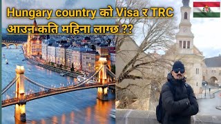 Hungary country को Visa र TRC आउन कति महिना लाग्छ ?