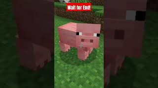 Realastic pig🐷 / Normal pig in minecraft #shorts #ytshorts #minecraft #minecraftmanhunt