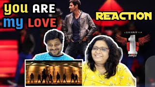 1 Nenokkadine You're My Love Video Song HD | Mahesh Babu, Kriti Sanon| REACTION |1 Nenokkadine songs