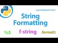 Python string formatting