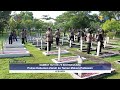 Sambut HUT ke-75 Bhayangkara, Polres Kebumen Ziarah ke Taman Makam Pahlawan