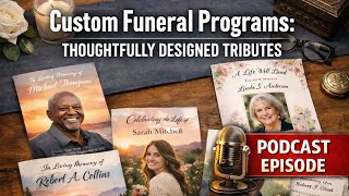 Custom Funeral Programs: Thoughtfully Designed Tributes - Podcast Episode 19