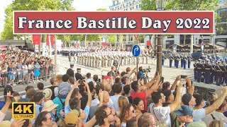 Bastille Day 2022 - Défilé militaire du 14 Juillet - 4K UHD