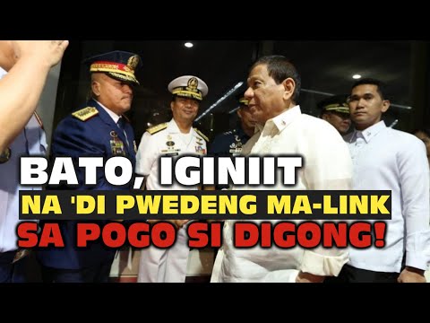 HALA SI DIGONG DI DAW PWEDENG MALINK SA POGO! SABI NI BATO!