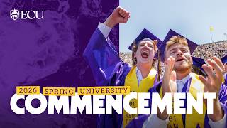 Turning of the Tassels: ECU Spring 2026 University Commencement