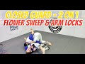 Closed Guard  - 2 on 1 Flower Sweep and Arm Locks