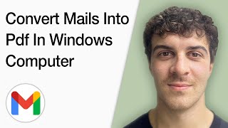 How To Convert Any E-Mails Of Gmail Into Pdf File In Windows Computer (Full 2025 Guide)