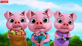 Three Little Pigs and Mr. Wolf's Big Sister Kahaniya | Hindi Stories for Children | Infobells