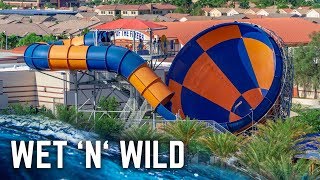 ALL WATER SLIDES at Wet 'n' Wild Las Vegas! Cowabunga Canyon