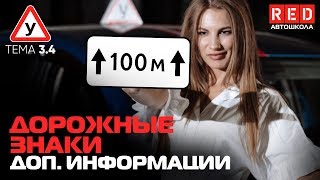 ПДД Простым Языком 2019! ТЕМА 3 “Дорожные Знаки” (5) Знаки Дополнительной Информации