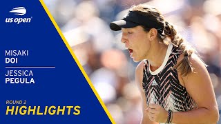Misaki Doi vs Jessica Pegula Highlights | 2021 US Open Round 2