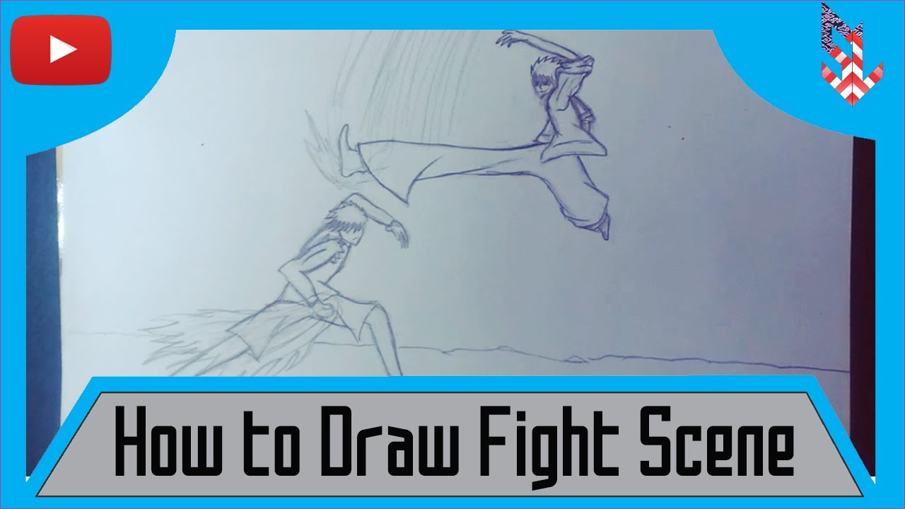 How To Draw Fight Scene Youtube