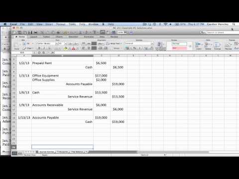 Intermediate Journal Entries, T-Accounts, and Trial Balance Demonstration Part 1 Intermediate Journal Entries, T-Accounts, and Trial Balance Demonstration Part 1
