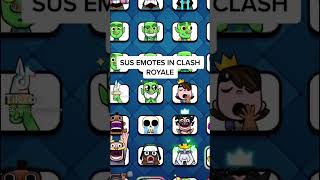 Most Sus Emotes in Clash Royale!