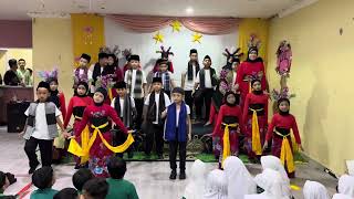 Tarian Ondel-Ondel Masal Kelas 2 C SIM di Perayaan Panen Karya P5 19 November 2024