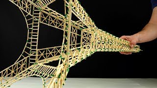 Making the Eiffel Tower from Matches