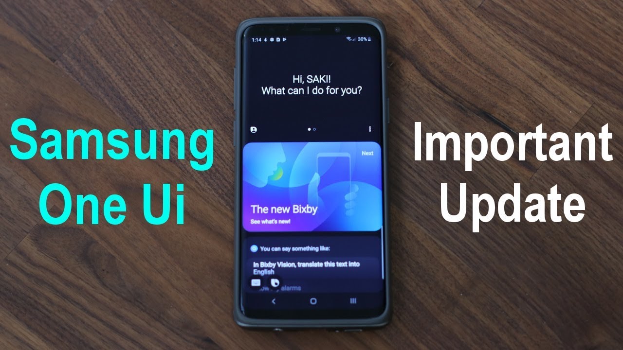 Samsung One Ui - Very Important Update Now Available (for Galaxy S10 ...