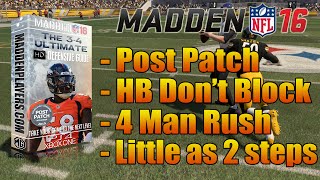 Madden 16: FREE Play POST PATCH Nano Blitz Glitch Defensive Tip - 34 Over Nano Scheme