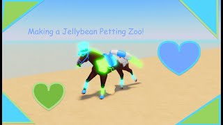 Making a Jellybean Petting Zoo! Wild Horse Islands