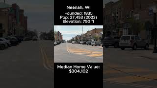 Random US Towns: Neenah, WI #shorts