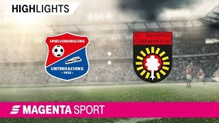 SpVgg Unterhaching - SG Sonnenhof Großaspach | Spieltag 29, 18/19 | MAGENTA SPORT