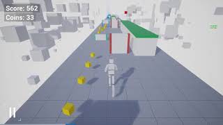 "Double Coins" pickup and some basic visual improvements - Endless Runner prototype on UE4