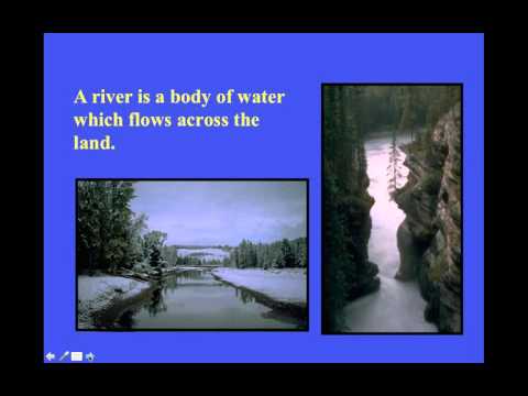 Which word refers to the shape of the land area?