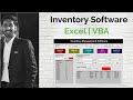 Inventory Management Software In Excel | VBA | Userform