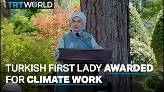World Bank awards Turkish First Lady Erdogan for climate work