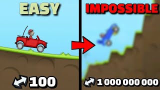 😨MAP END AT 1,000,000,000 METERS ?!? Hill Climb Racing Map End
