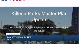 Killeen Parks Master Plan Update