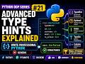Advanced Type Hints in Python | Python OOP Series #21
