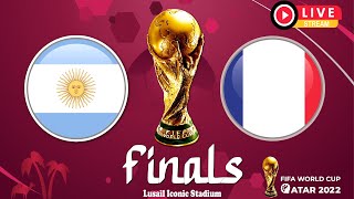 🔴 Argentina vs Croatia LIVE || FIFA World Cup 2022 Qatar  || 🏆 || Watch Along & PES 21 Gameplay
