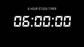 6 Hour Study Timer | LCD Countdown | Focus Flow Timer