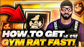 THE *NEW* FASTEST WAY TO GET GYM RAT BADGE ON NBA 2K21 BEFORE SS2! GYM RAT BADGE FASTEST METHOD!