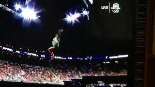 Simone Biles Triple-Double AND my reaction on the landing!