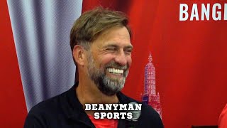 Jurgen Klopp jokes that Liverpool received a better welcome than Man Utd in Bangkok