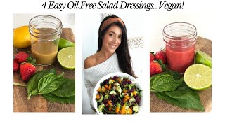 Easy Oil Free Salad Dressing / Vegan!
