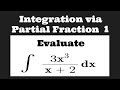 Integration by Partial Fraction 1 | Integration Calculus #calculus #integration