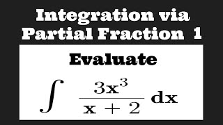 Integration by Partial Fraction 1 | Integration Calculus #calculus #integration