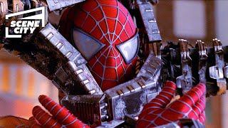 Spider-Man 2: Bank Fight Scene (TOBEY MAGUIRE, ALFRED MOLINA SCENE) | With Captions