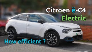 How efficient is a 2021 Citroen e-C4? (in mild UK winter weather too!)