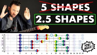 The 2 1/2 Pentatonic Scale Patterns that Connect the Entire Fretboard! (FORGET THE 5 SHAPES)