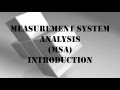 Gage R&R - MSA - Measurement System Analysis